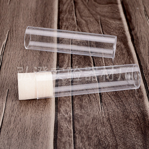 Hongbolai Ps <b>Plastic</b> Test <b>Tubes</b> 15Ml Flat Mouth Round Bottom High Transparency With Foam Silicone Cap For Lab Use - Product Image 3