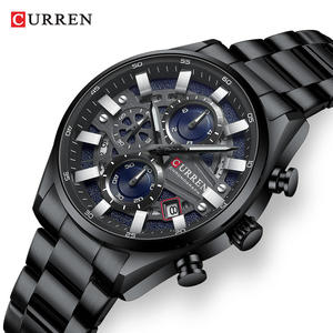 Reloj CURREN 8495 de Moda Casual para Hombre de Negocios, Reloj de Pulsera de Cuarzo con Correa de Acero Inoxidable de Lujo, Cronógrafo Luminoso con Calendario - Product Image 6