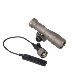 100 to 200M Range Tactical Scout <b>Light</b> Aluminum Alloy LED With <b>Remote</b> Pressure <b>Switch</b> CR123A/16340 Battery Compatible - Product Image 2
