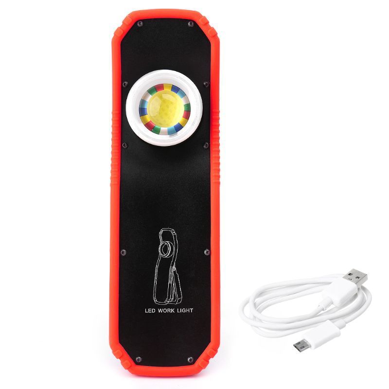 Rechargeable Led Work Light Magnetic Auto Repair Light Outdoor Hanging Portable Lamp