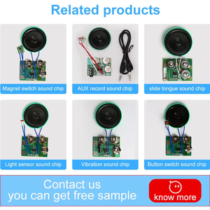 Módulo Grabador de Sonido y Voz de 30 Segundos, Chip de Sonido Programable por USB, Chip Musical PCBA para Caja de Tarjetas de Felicitación - Product Image 6