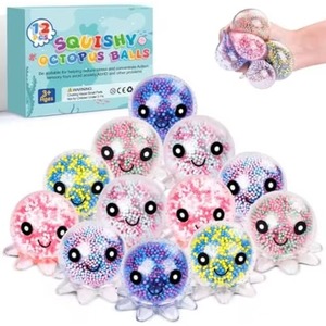 Fidget Stress <b>Balls</b> Adults Cute Dumplings Eco-Friendly TPR Stress Relief Bulk Squishy <b>Squeeze</b> <b>Ball</b> Set Birthday Party Favors - Product Image 1