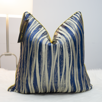 Jacquard Nouveau Design 45x45cm Jacquard Satin Weave Tissu Housse de Coussin Personnalisée