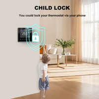 Thermostat intelligent WIFI haute précision pour hôtel, maison, chauffage électrique, chaudière à gaz, contrôleur de température à distance via application