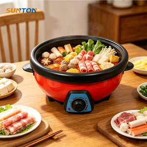 หม้อไฟฟ้าอเนกประสงค์ทรงกลมสำหรับร้านอาหารครัวเชิงพาณิชย์ SUNTON ปรับแต่งได้ตามต้องการ ขายส่ง - Product Image 3