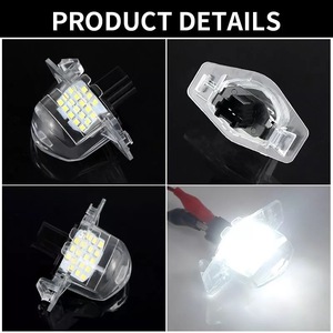 Bombilla LED para coche Dengdi Tech, 3,5x5,7 cm, blanca, para Honda, pieza de repuesto para matrícula, PZ021 - Product Image 5