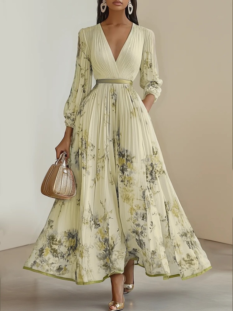 fall and winter maxi dresses 2020 Autumn Winter O-Neck Wave Sequins See Though Women Maxi Dresses –  Dresslittly main image 0