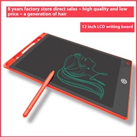 Tablette de dessin numérique LCD 12 pouces Tablette d'écriture jouet pour enfants avec style bloc-notes