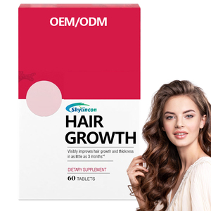 Tabletas de Suplemento Dietético para el Crecimiento del Cabello OEM ODM, Mejoran la Zona Ancha del Cabello y la Línea del Cabello que se Recede, y Fortalecen el Cabello Seco y Quebradizo - Product Image 1