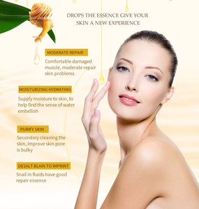 Sérum pour le visage or 24 k Offre Spéciale, réparation des Muscles endommagés, hydratation de la peau, amélioration des Pores grossiers, sérum avec Slime <span class=keywords><strong>d</strong></span>'<span class=keywords><strong>escargot</strong></span> - Product Image 3