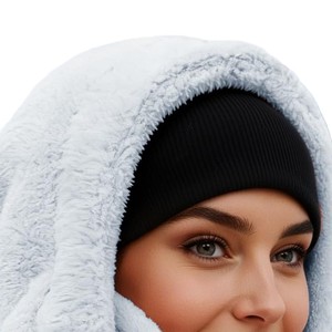 Cache-cou en tricot doux pour les activités de plein air par temps froid, avec options de design et de tissu personnalisés, bonnets et casquettes - Product Image 4
