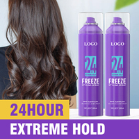 Spray de fixation pour cheveux, marque privée, puissant, hydratant, maintien de la Fiber capillaire, Spray coiffant