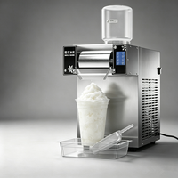 Machine à glace pilée automatique professionnelle pour usage domestique et commercial, pour la préparation de flocons de neige et de crème glacée