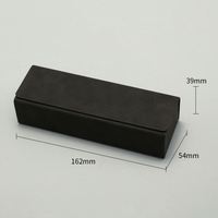 Boîte à lunettes carrée rigide résistante à la pression, personnalisable avec logo, pour hommes et femmes, en cuir PU coloré
