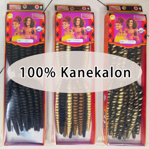 Extensions de cheveux au crochet Kanekalon <span class=keywords><strong>Meche</strong></span> Angel Havana Curls, tresses Havana Curls pour femmes - Product Image 2