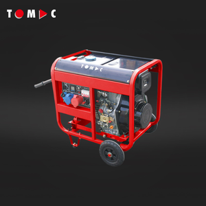 Tomac CE/eu5 chứng nhận DIESEL làm mát bằng không khí 6.5kw ISO9001 mở loại Máy phát điện tuabin cho dân cư, thương mại, công nghiệp sử dụng - Product Image 3