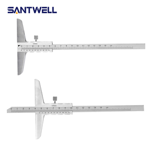 Calibrador de Profundidad Integral de Acero al Carbono 0-150/200/300mm, Herramienta de Medición de Alta Precisión - Product Image 2