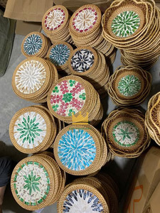 Manteles y Almohadillas Decorativas, Posavasos de Nácar, Manteles Individuales Ecológicos, Diámetro Personalizado, Gran Venta de Vietnam - Product Image 5