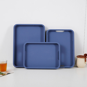Plateau de service carré Greatek avec poignée pour le thé et les aliments, compatible avec les produits alimentaires 9325 - Product Image 3