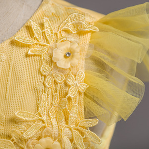 Vestido de Princesa Largo de Malla para Niñas Mayores, Hecho a Medida, Talla Mediana, para Recital de Piano, Actuación Formal - Product Image 6