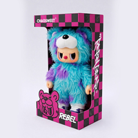 Figurine géante Rebel Bear Blue Monster de 32 cm |   Jouet en peluche original IP, objet de collection, monstre kawaii, cadeau mignon et effrayant