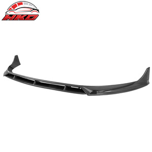 Pour Tesla Model Y Juniper 2025-2026, lèvre de pare-chocs avant 4 pièces, imprimé fibre de carbone, spoiler, pièces automobiles de haute qualité, kit carrosserie - Product Image 3