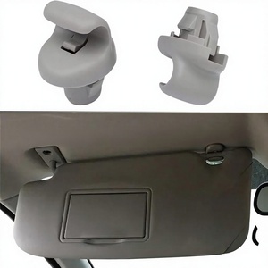 Clip de fixation pour pare-soleil, 0.5x1.2 pouces, en plastique et nylon, pour Nissan Infiniti Qashqai J10, montage sur toit - Product Image 4