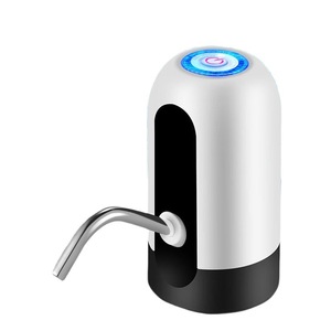 Bomba dispensadora de agua portátil, carcasa de plástico blanca y negra con alimentación USB eléctrica para uso en el hogar y la oficina - Product Image 4