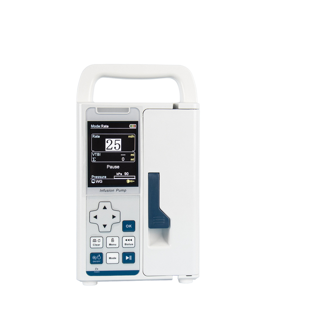 MSLIS69 Hospital LCD Electric Syringe Pump/ Pet Infusion Pump Two Channel Infusion for Clinic