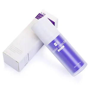 V34 Cor Corrector Roxo Dentes Clareamento Creme dental Private Label Clareamento dentes creme dental roxo