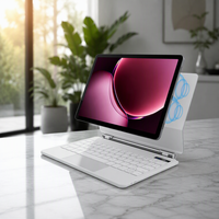Uyumlu Xiaomi Pad 9 Pro Max 13.3" Manyetik Kablosuz Klavye Dokunmatik Yüzeyli Yeni Çok Satan Tablet Koruyucu Kılıf