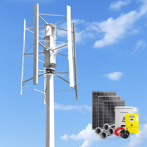 Éoliennes à axe vertical 110V-380V 5KW-30KW pour usage industriel avec pales en aluminium, moteur triphasé RX-HV CE R - Product Image 1