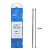 VECTOR Juego de 10 Electrodos de Tungsteno Azules de 1.6/2.4/3.2 mm, Agujas de Tungsteno para Soldadura por Arco de Argón, para Soldadura TIG