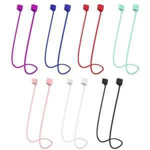 Aksesori Silikon Earphone Nirkabel Tali Penahan Magnetik Silikon Leher Antihilang untuk Apple Airpod Pro 2nd 3