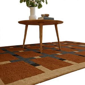 Alfombra Moderna de Lana de Nueva Zelanda Premium, con Diseño Floral, Ecológica, Antideslizante, Hecha a Mano, para Sala de Estar, Dormitorio, Área de Recepción - Product Image 4
