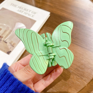 <span class=keywords><strong>RARA</strong></span> 6.5CM Offre Spéciale Ins Accessoires De Cheveux De Mode Personnalisé Femmes Papillon Ondulation de L'eau Cheveux Clip En Gros Mignon Cheveux Griffe - Product Image 5