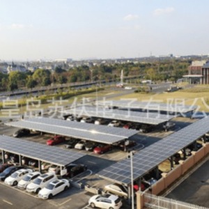 Système de carport solaire à silicium monocristallin avec contrôleur MPPT pour usage commercial et conception en prévente - Product Image 1