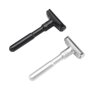 Afeitadora Facial Manual de Doble Cuchilla de Acero Inoxidable BEIKELIN, Nueva Llegada, para Hombres, Depilación, Afeitadora de Barbería - Product Image 2