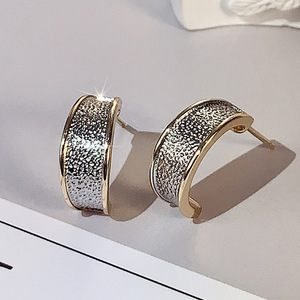Eleganti Orecchini a Perno Bicolore, Gioielli Minimalisti Chic da Donna, per Uso Quotidiano, Idea Regalo - Product Image 6