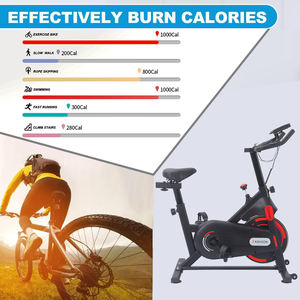 Custom Logo Fitness Apparatuur Thuis Gebruik Indoor Stille Slimme Draaiende Fietsfiets Met Monitoren - Product Image 5