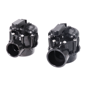 Grey/Black Diverter Valve 2-Way 2-Inch (2-1/2-Inch Slip Outside), PVC, Grey/Black <b>Pool</b> Accessoires - Product Image 6