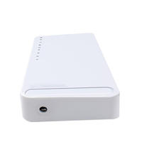 Kotak sakelar Ethernet Poe dudukan dinding 10 100 1000Mbps, saklar jaringan desain Mini harga pabrik