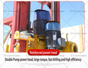 Công suất cao xe lỗ bánh xích loại qiyun máy móc bán hàng trực tiếp lớn khoan 1m nước giếng khoan Giàn Khoan - Product Image 6