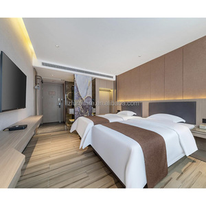 Precios Razonables, Juego de Muebles para Habitaciones de Hotel con Estante para Equipaje, Cama de Hotel Económica, Cama King Size, Muebles de Motel, Camas Individuales para Hotel - Product Image 4