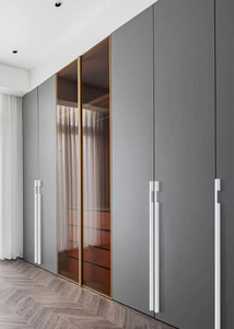 Poignée de meuble de cuisine moderne en aluminium blanc, poignée longue pour porte de placard, tirette ronde pour tiroir - Grande Vente - Product Image 3