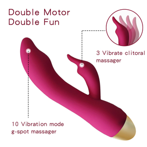 Swing Rabbit <b>Vibrator</b> With Dual Stimulation Sex Toy <b>Vibrator</b> for Women - Product Image 2