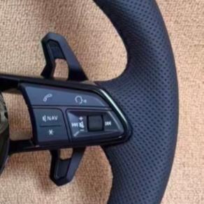 พวงมาลัยหนังสปอร์ตขายดี เหมาะสำหรับรถยนต์ Volkswagen Golf 6 GTI MK 6 MK 7 R Polo Passat Golf 7 Golf 7.5 Rsports - Product Image 4