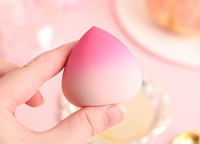 Houppette cosmétique pour visage, échantillon gratuit, boîte en carton d'œuf, mélange de beauté, démaquillant de luxe, houppette