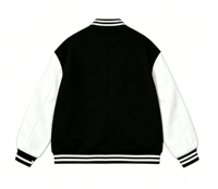 Vestes de baseball pour hommes en cuir sur mesure avec broderie chenille, vêtements de baseball pour hommes, vestes varsity avec logo personnalisé