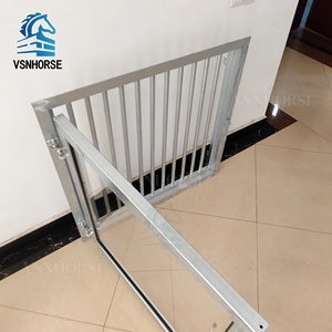 Jendela gudang kuda kinerja Superior kaca Tempered diperkuat jendela stabil kuda baja galvanis dengan kisi ventilasi - Product Image 6